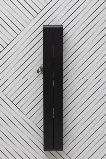 Полка Aquanet Магнум 326459 130 см чёрный матовый